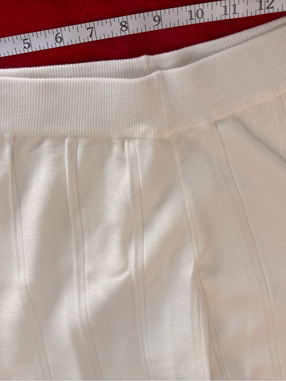 White Two-Piece Wide Leg Set. Size S - Picture 10 of 16